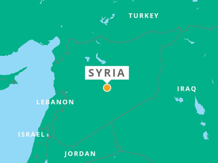 map of Syria
