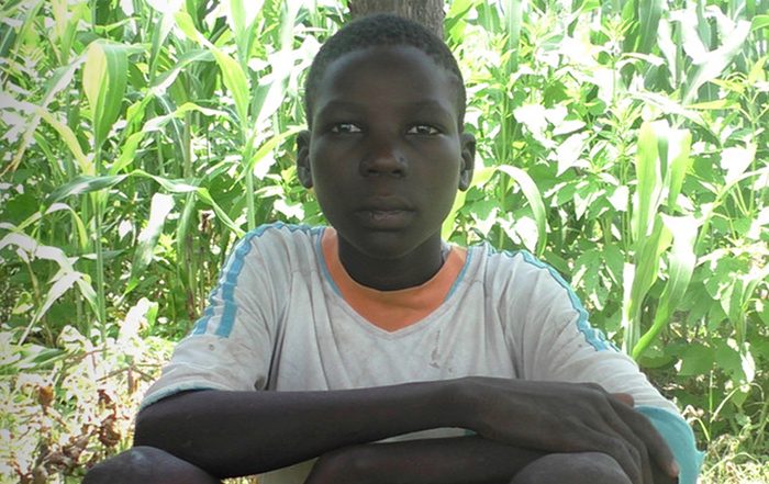 Young boy in Cameroon